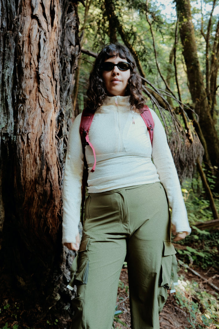 Joytrek Midlayer Grid Fleece Zip Neck
