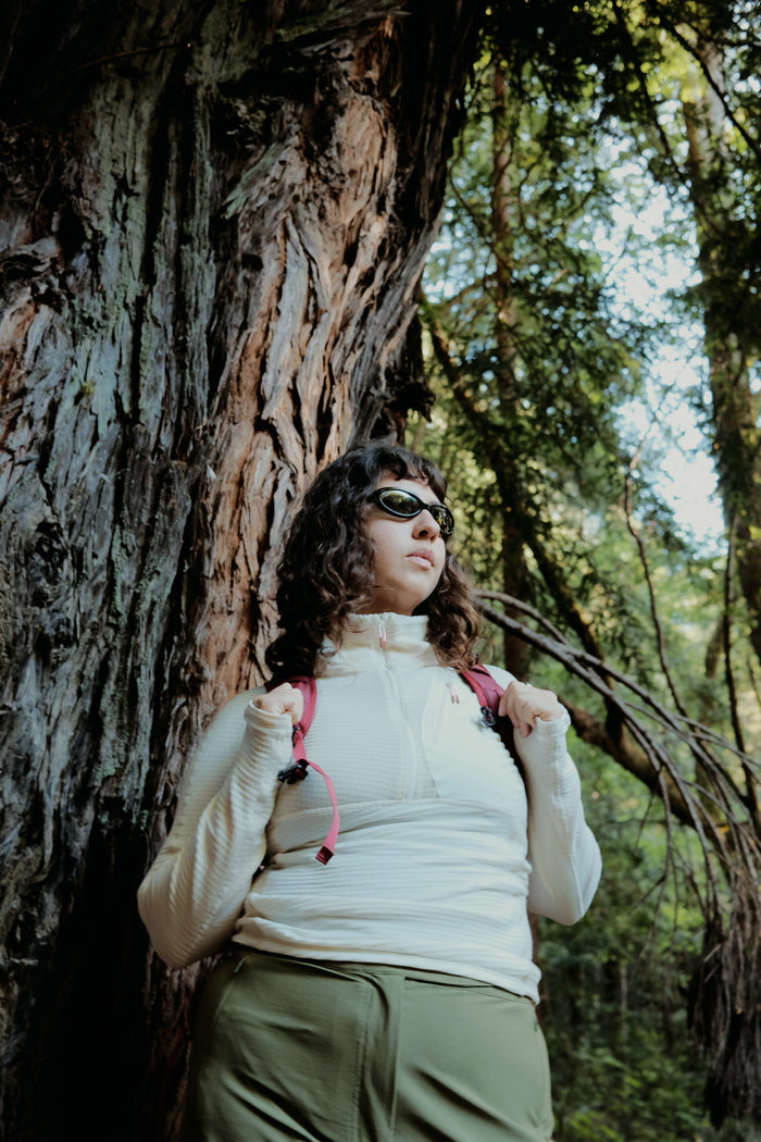 Joytrek Midlayer Grid Fleece Zip Neck