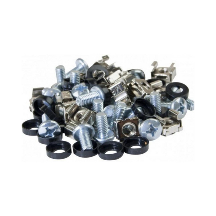 Kit de Tornillería para Rack M6 10 Unidades (Tornillos + Tuercas Jaula)