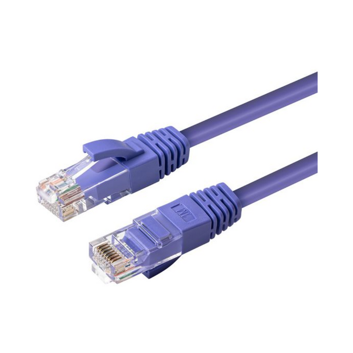Latiguillo de red Cat6A S/FTP (PiMF) morado 1 m Goobay