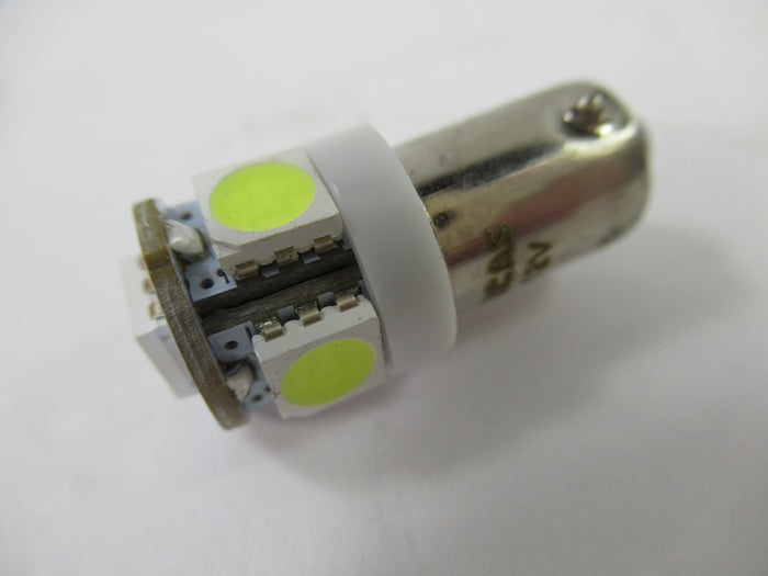 LED BULB 12v 5W pilot instrument 989 globe bayonet Triumph Norton BSA speedo tach