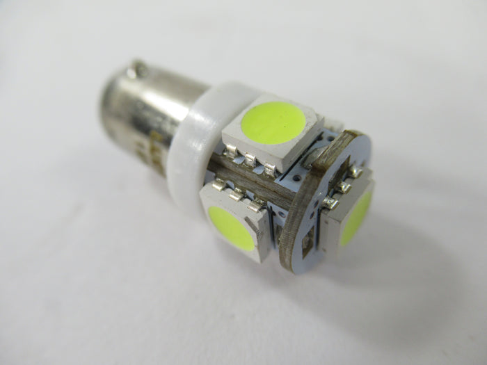 LED BULB 12v 5W pilot instrument 989 globe bayonet Triumph Norton BSA speedo tach