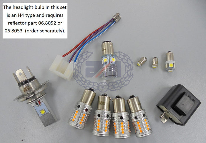 LED kit for Norton Commando 1968 69 70 71 and 72 taillight turn signal brake light headlight