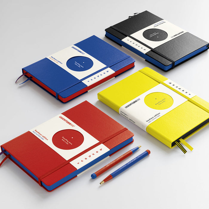 Leuchtturm1917 Bauhaus Edition Notebook – A5 Medium (Red)