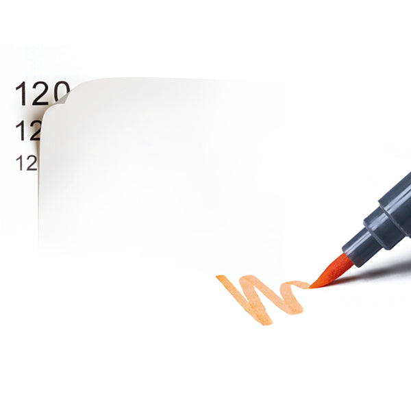 Leuchtturm1917 Edition 120 A5 Sage — open spread displaying smooth 120gsm low-transparency paper