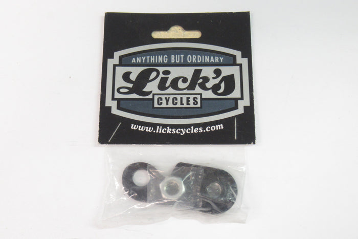 LICKS CYCLES PINCH BOLT MIRROR MOUNT (BLACK)