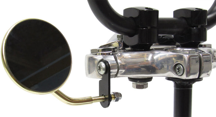 LICKS CYCLES PINCH BOLT MIRROR MOUNT (BLACK)