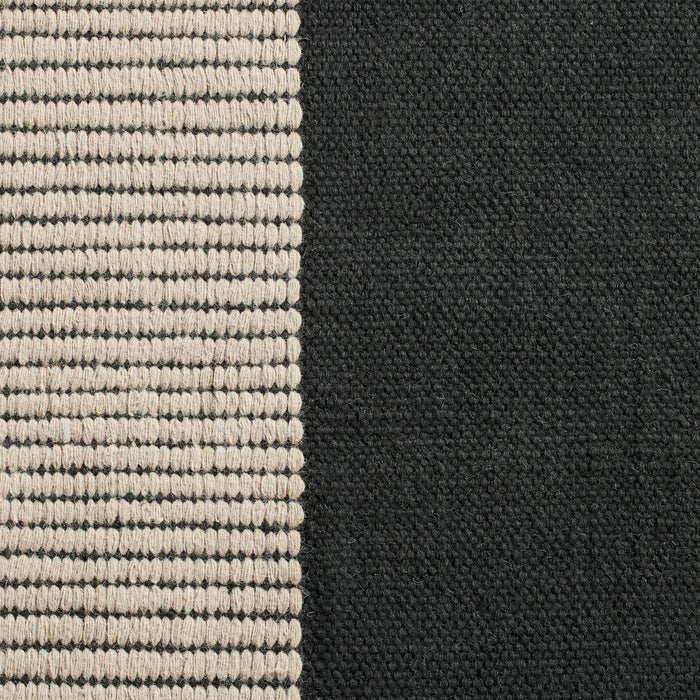 Light Between Rug Sample - Charcoal