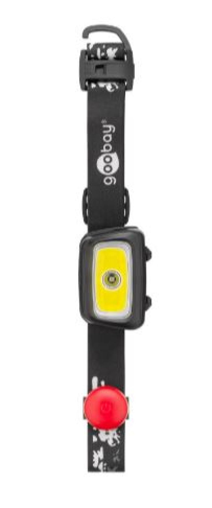 Linterna Frontal LED 240 lm 7 Modos con Luz Roja y Silbato