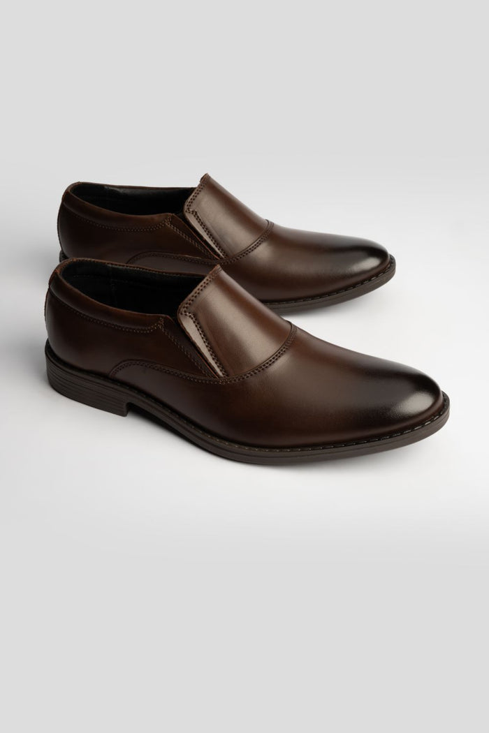LOGO FORMAL SHOES SLIP ONS