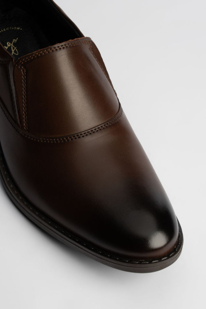 LOGO FORMAL SHOES SLIP ONS