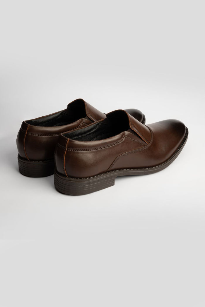 LOGO FORMAL SHOES SLIP ONS