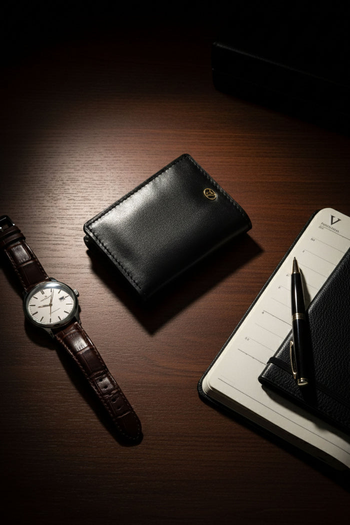 LOGO LUXHIDE CARD HOLDER
