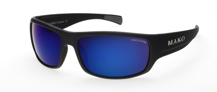 MAKO ESCAPE 9581 [FRAME:MATTE BLACK M01 LENS:BROWN BLUE MIRROR G1HR6]
