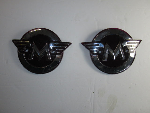 Matchless tank badge set, M round badge plastic 1961 G12