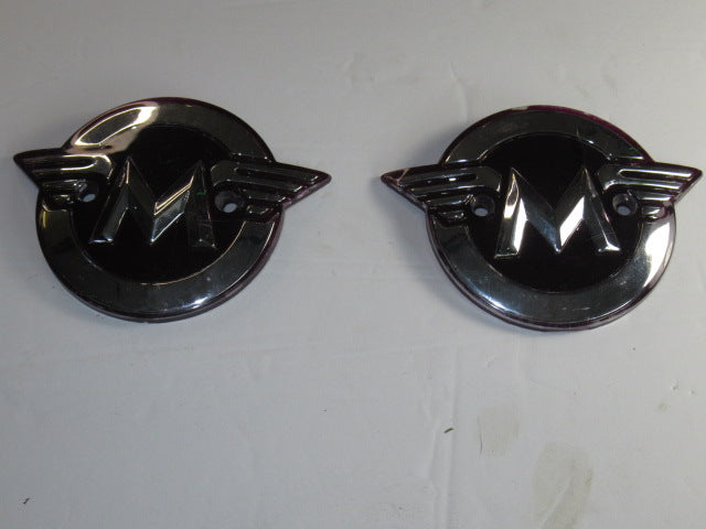 Matchless tank badge set, M round badge plastic 1961 G12