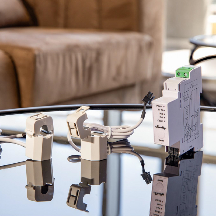 Medidor de Energía WiFi Shelly Pro EM-50 – 2 Canales y Carril DIN