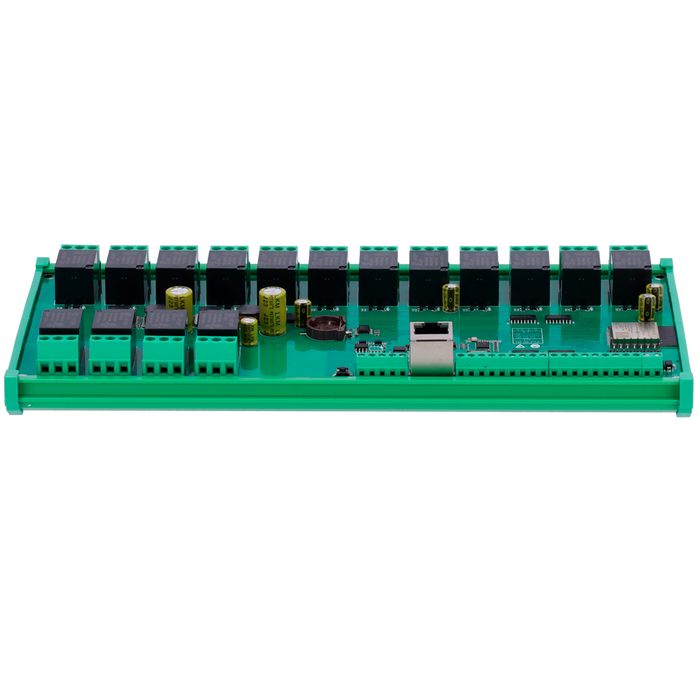 Módulo E/S Modbus TCP 16 Entradas + 16 Relés WiFi (Carril DIN)