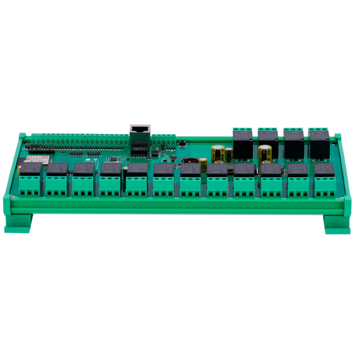 Módulo E/S Modbus TCP 16 Entradas + 16 Relés WiFi (Carril DIN)