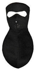 Neoprene Black Full Face Mask with Neck chest cold weather riding wind water