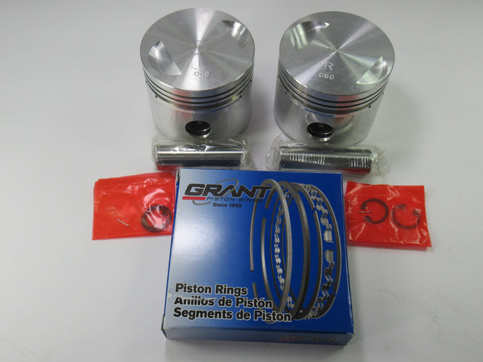 Norton Commando 750 +60 pistons & rings piston set 06-3348 74.5MM plus .060