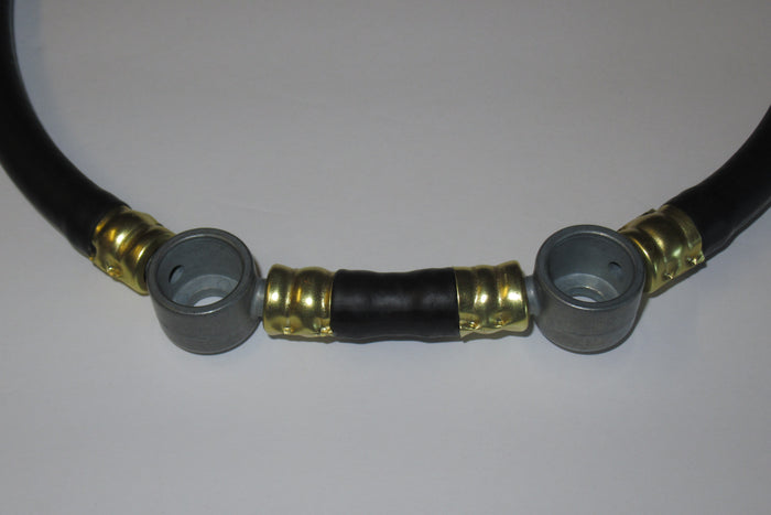 Norton Commando fuel line gas tube assembly black brass Roadster Interstate Fastback 06-5192
