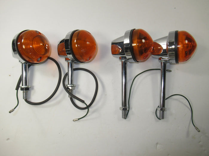 Norton Commando Lucas Type Rear Turn Signal 60-4105 54057553 Blinker set 54057567