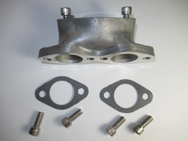 Norton Commando single carb manifold to Mikuni 2 3/4" carb spacing