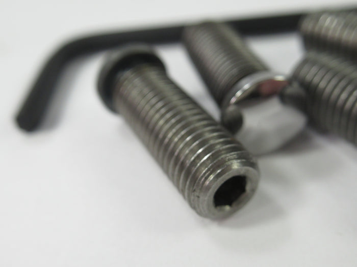 Norton mushroom tappet adjuster set allen 750 850 Commando NMT2074 valve adjuster screw