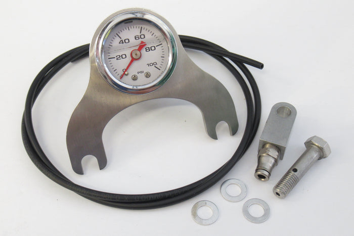 Norton oil pressure gauge center handlebar mount white face Commando MKl MKll
