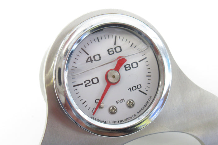 Norton oil pressure gauge center handlebar mount white face Commando MKl MKll