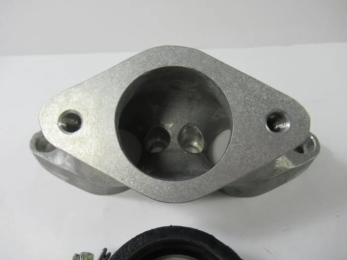 Norton Single Carb Manifold Kit - 44mm ID Rubber Flange for 36mm Mikuni Commando