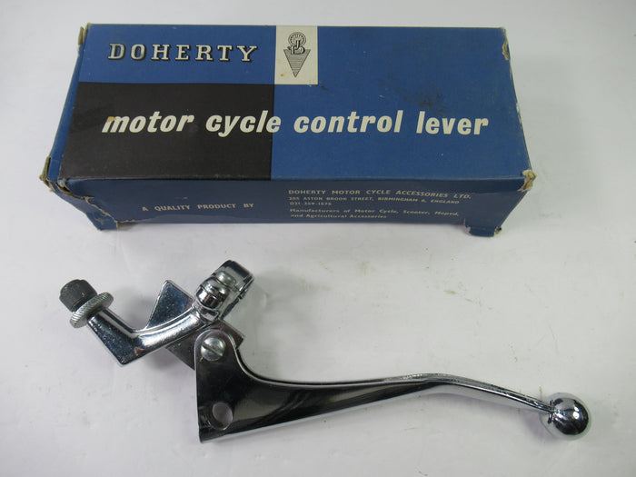NOS Doherty Lever for 7/8" Handlebars Ball Left Clutch Triumph BSA Norton
