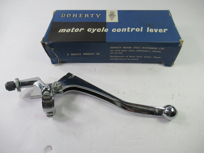 NOS Doherty Lever for 7/8" Handlebars Ball Left Clutch Triumph BSA Norton