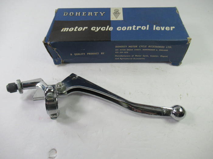 NOS Doherty Lever for 7/8" Handlebars Ball Left Clutch Triumph BSA Norton