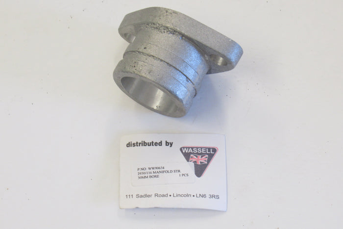 NOS Manifold spigot 30mm straight  2" hole spacing