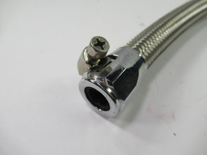Oil Line 17" 3/8" ID hose tube Norton Commando 06-2200 stainless braided