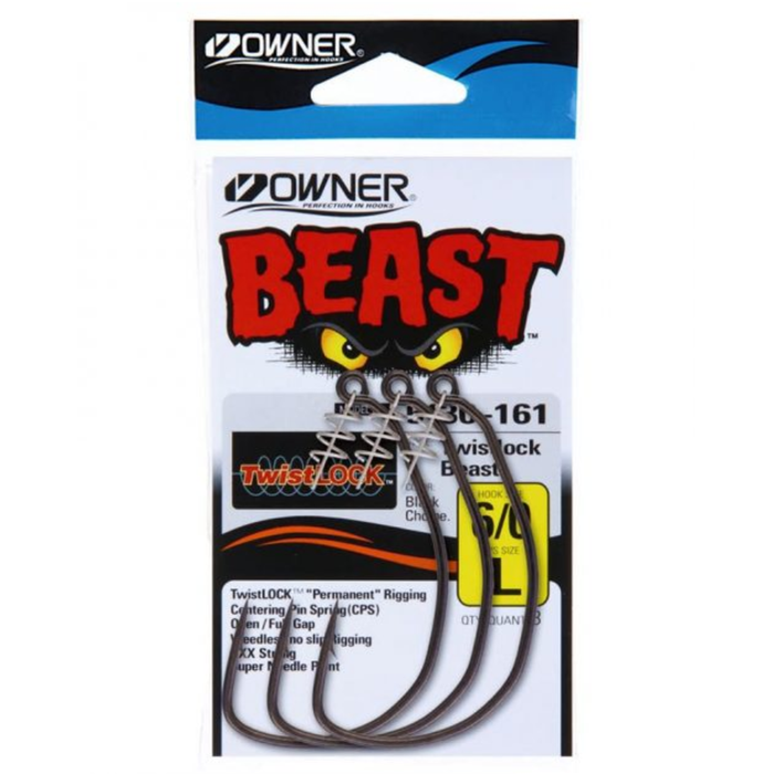 OWNER BEAST HOOK UNWEIGHTED [SZ:#4/0]