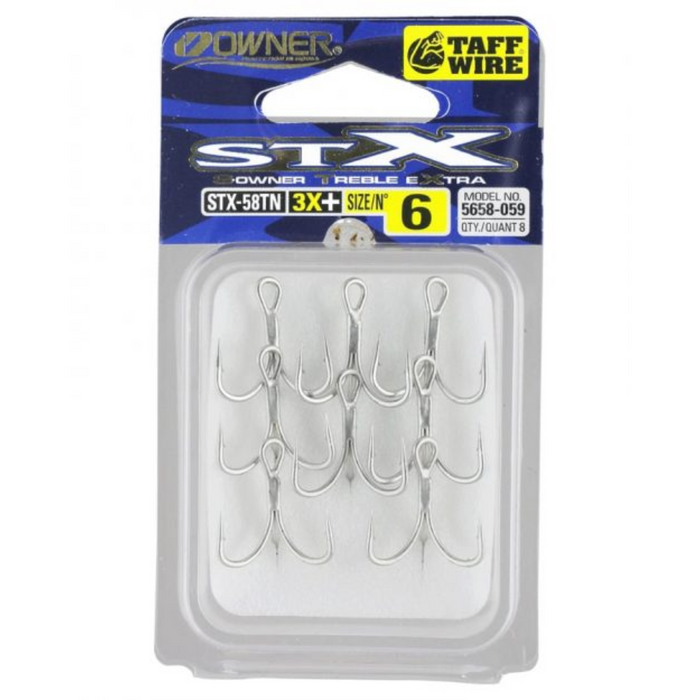 OWNER STX-58TN TREBLE HOOKS [SZ:#1/0]