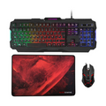 Pack Teclado + Ratón Óptico + Alfombrilla