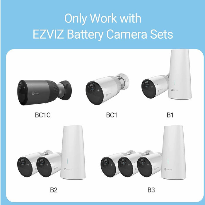 Panel Solar EZVIZ 4,2W para Cámaras con Batería IP65 (Cable 4 m)