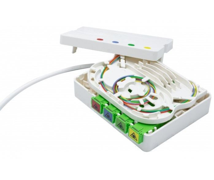 PAU de Fibra Óptica Preconectorizado de 4 Fibras SC/APC
