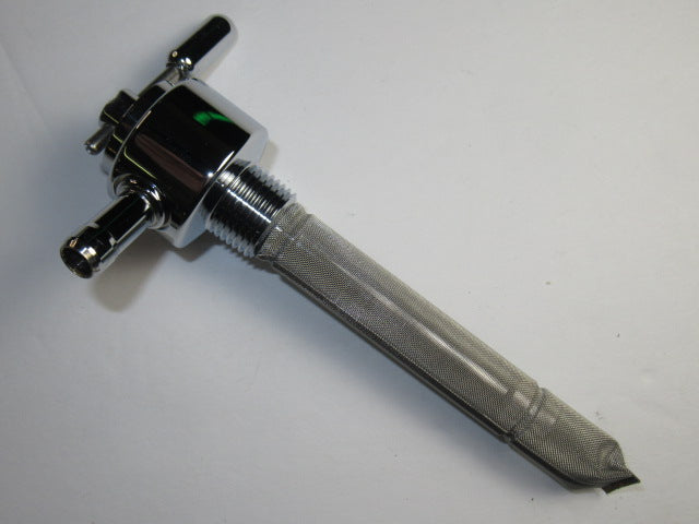Petcock 3/8" NPT Hex high flow petcock Pingel