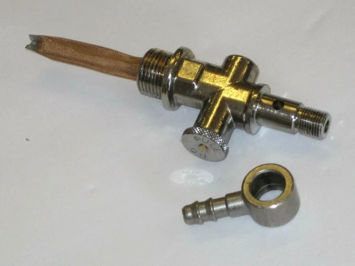 Petcock BSA Petrol Tap 3/8" gas to banjo fit Uk Made 42-8075