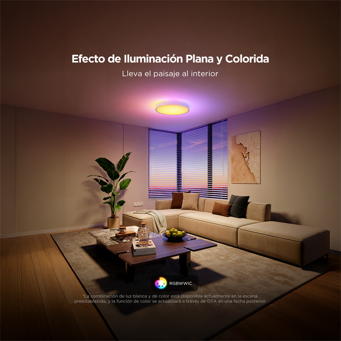 Plafón LED Inteligente Govee Redondo 38 cm 4300 lm (H60A6)