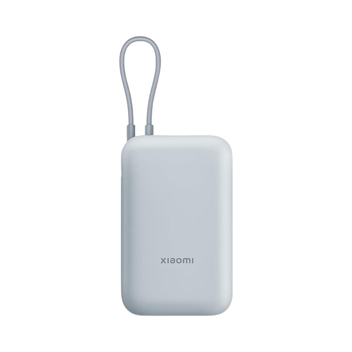 Powerbank Xiaomi 10000 mAh 22,5 W con Cable USB-C Integrado Azul