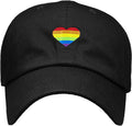 RAINBOW HEART HAT