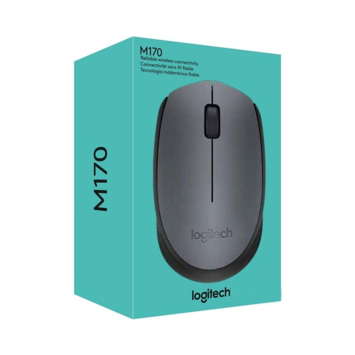 Ratón Inalámbrico Logitech M170/ Hasta 1000 DPI/ Gris