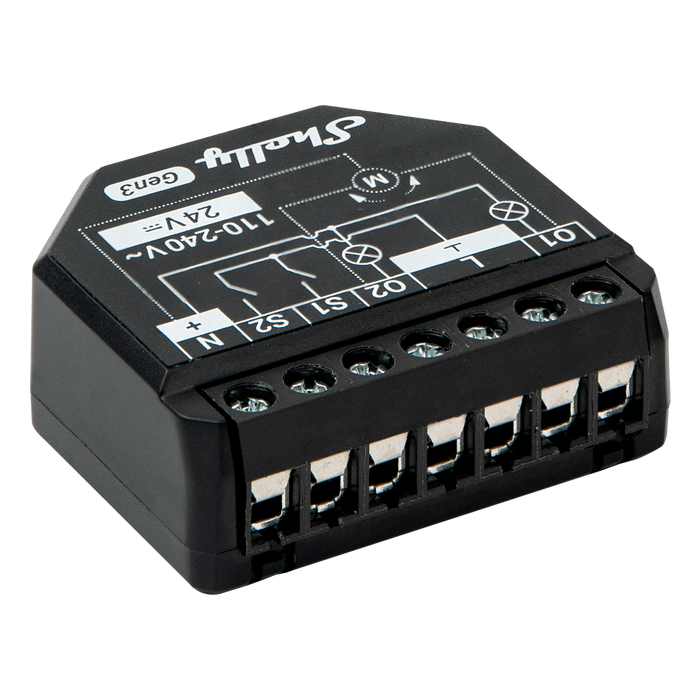 Relé Inteligente WiFi Shelly 2PM Gen3 – Persianas y 2 Canales