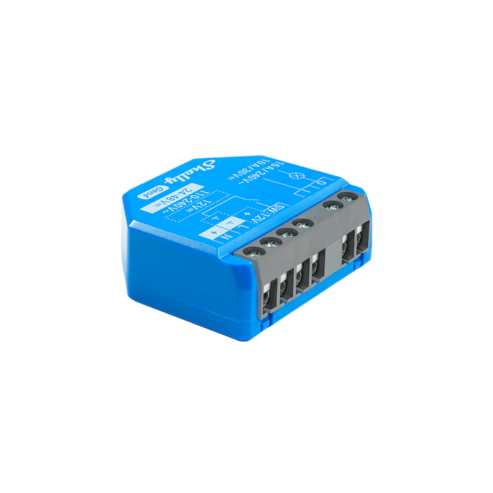 Relé Shelly 1 Gen4 Contacto Seco 16 A con WiFi, Zigbee y Matter